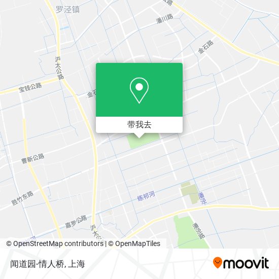 闻道园-情人桥地图