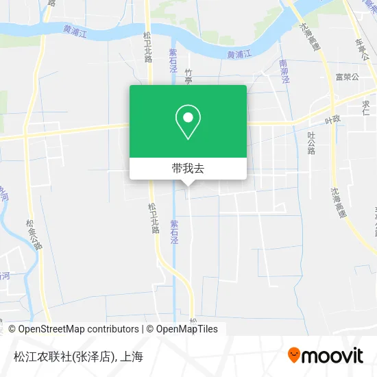 松江农联社(张泽店)地图