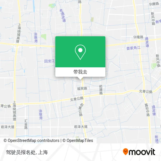 驾驶员报名处地图