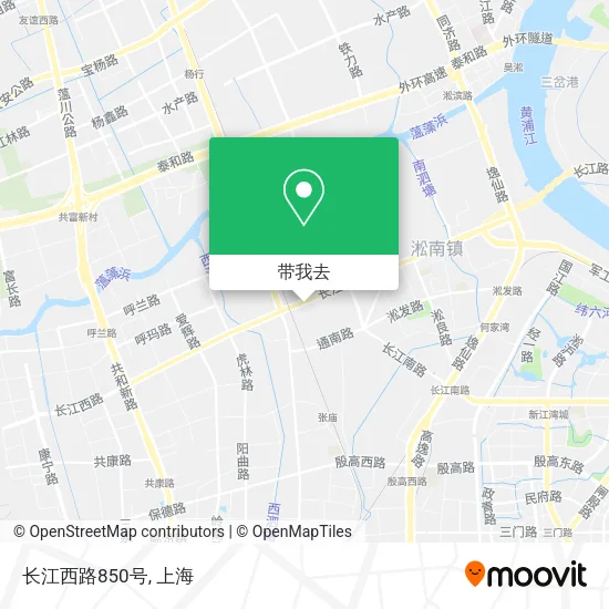 长江西路850号地图