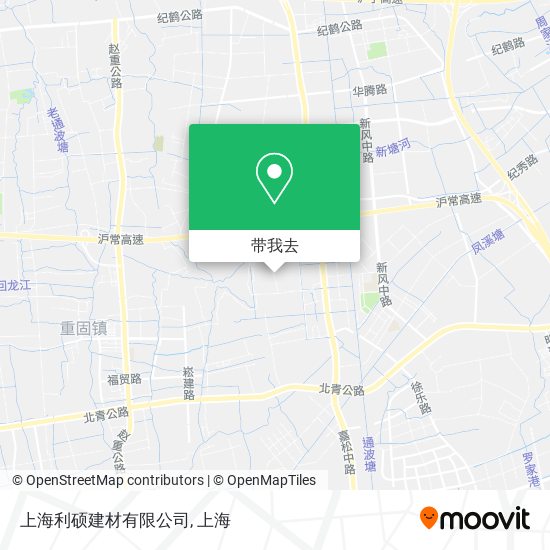 上海利硕建材有限公司地图