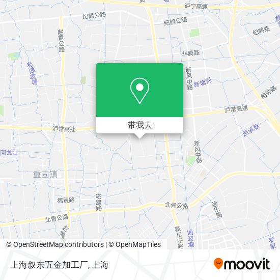 上海叙东五金加工厂地图