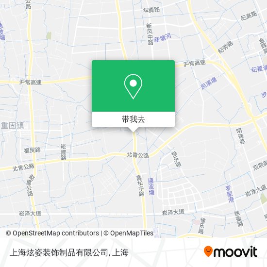 上海炫姿装饰制品有限公司地图