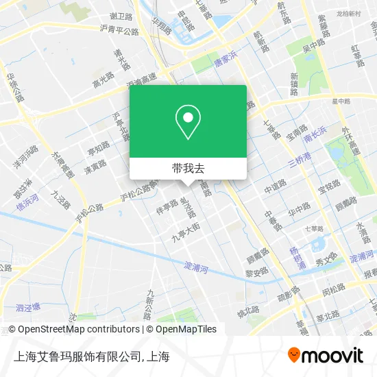 上海艾鲁玛服饰有限公司地图