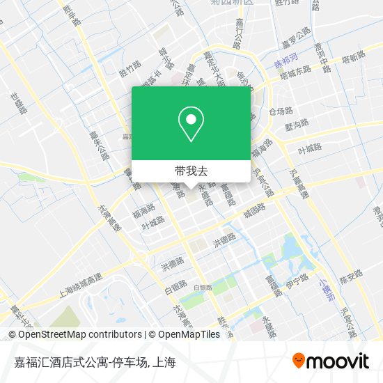 嘉福汇酒店式公寓-停车场地图