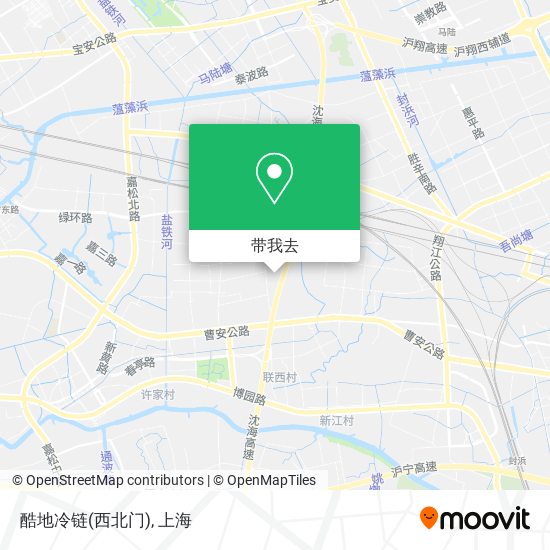 酷地冷链(西北门)地图