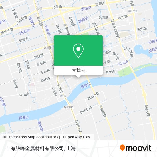 上海胪峰金属材料有限公司地图