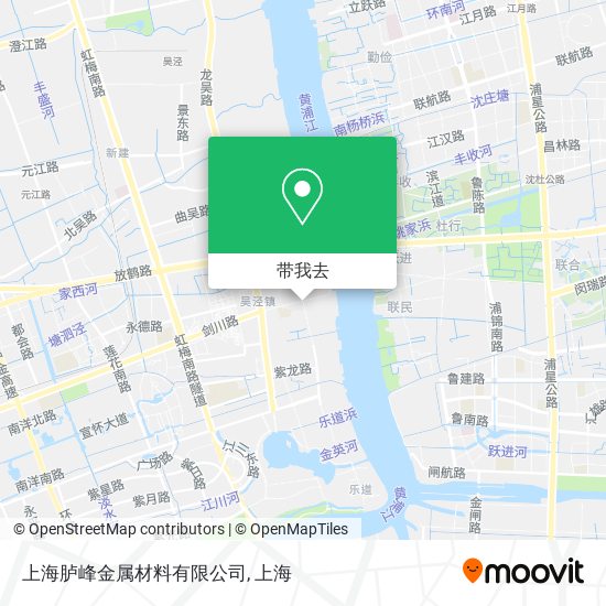 上海胪峰金属材料有限公司地图