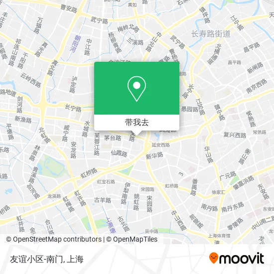 友谊小区-南门地图