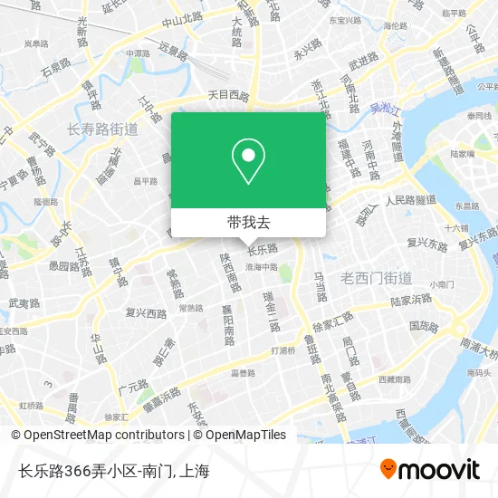 长乐路366弄小区-南门地图