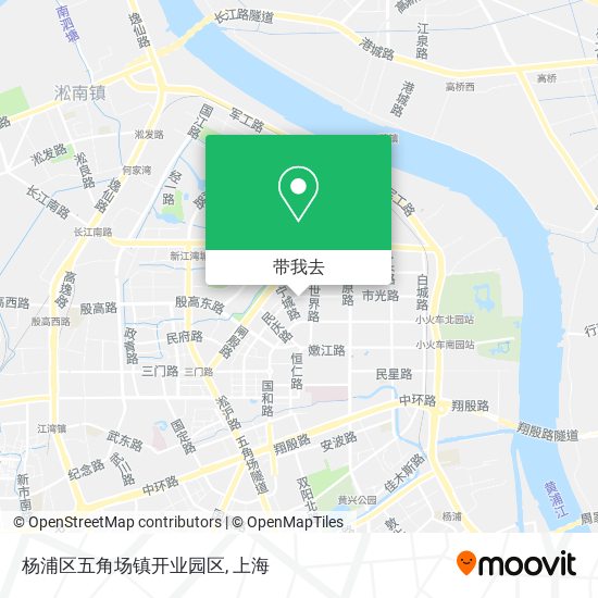 杨浦区五角场镇开业园区地图