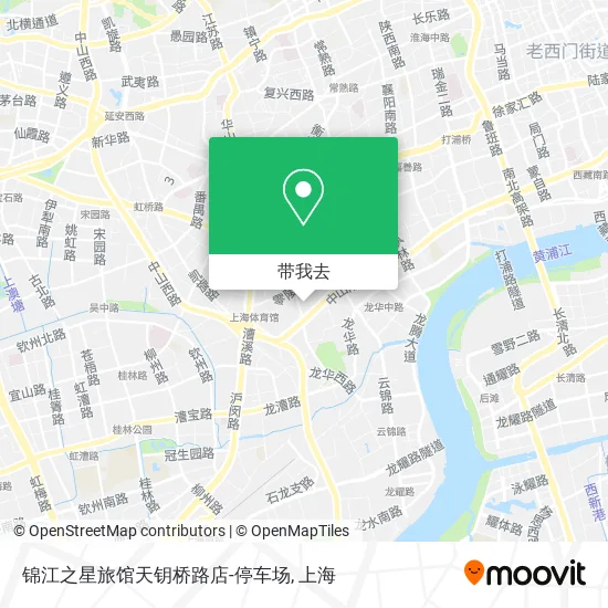 锦江之星旅馆天钥桥路店-停车场地图