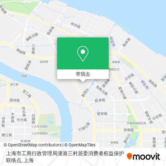 上海市工商行政管理局潼港三村居委消费者权益保护联络点地图