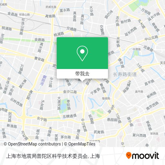 上海市地震局普陀区科学技术委员会地图