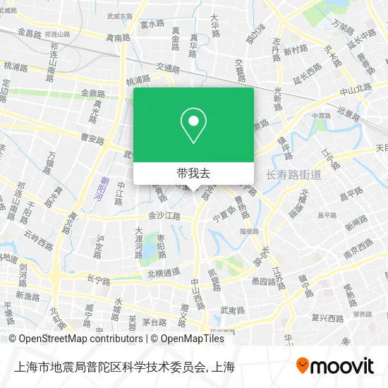 上海市地震局普陀区科学技术委员会地图