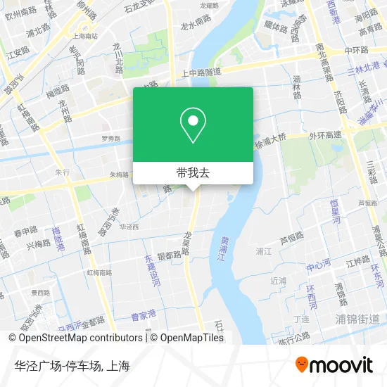 华泾广场-停车场地图