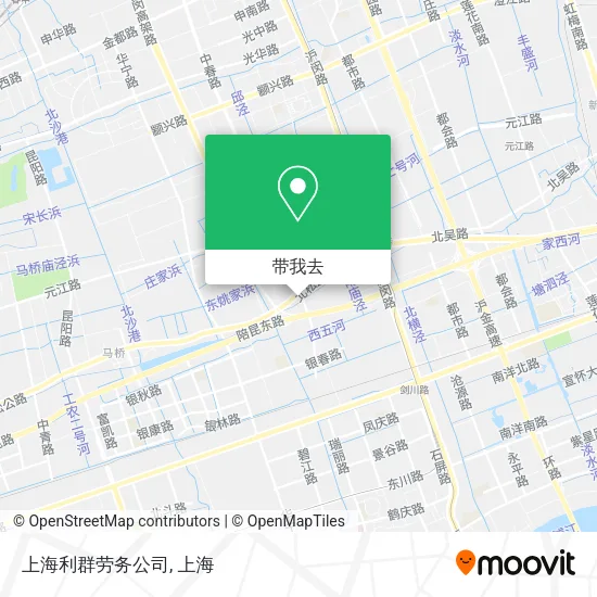 上海利群劳务公司地图