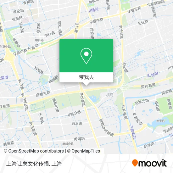 上海让泉文化传播地图