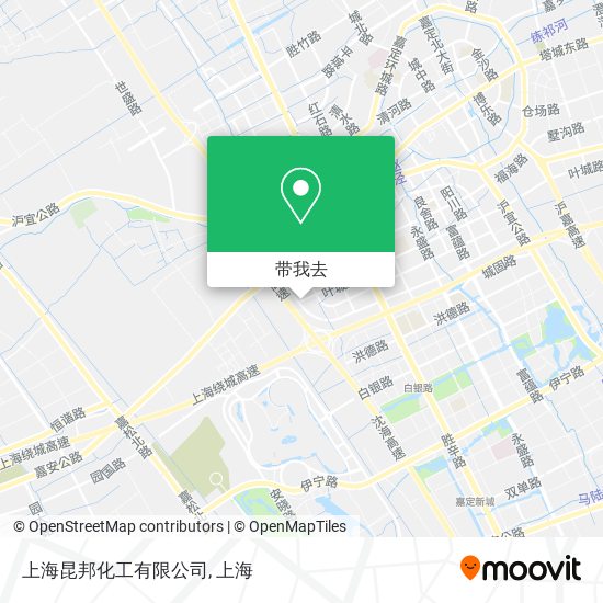 上海昆邦化工有限公司地图