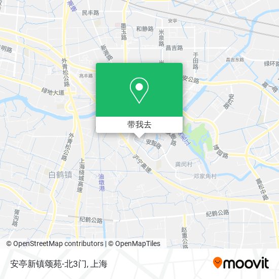 安亭新镇颂苑-北3门地图