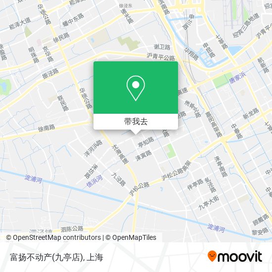 富扬不动产(九亭店)地图