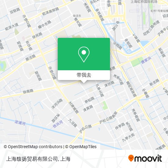 上海馥扬贸易有限公司地图