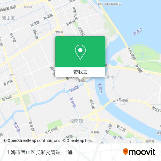 上海市宝山区吴淞交管站地图