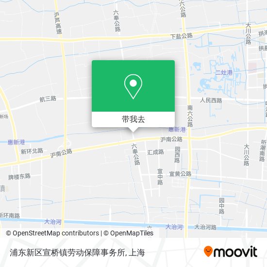 浦东新区宣桥镇劳动保障事务所地图