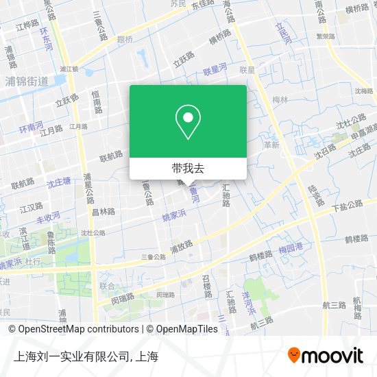 上海刘一实业有限公司地图