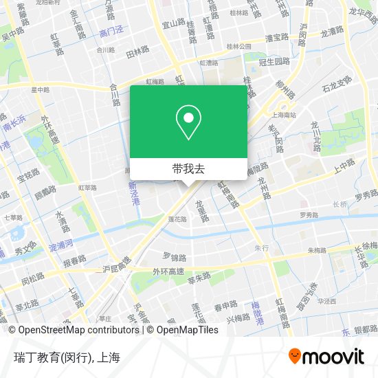 瑞丁教育(闵行)地图