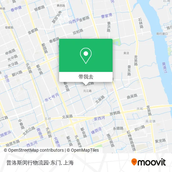 普洛斯闵行物流园-东门地图