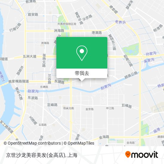 京世沙龙美容美发(金高店)地图