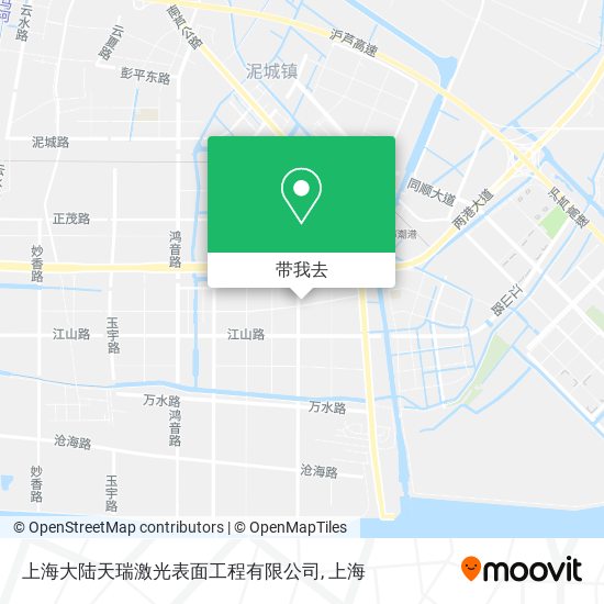 上海大陆天瑞激光表面工程有限公司地图