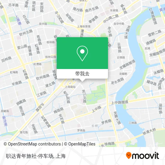职达青年旅社-停车场地图