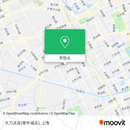 大刀凉皮(青年城店)地图