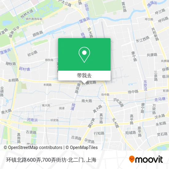 环镇北路600弄,700弄街坊-北二门地图