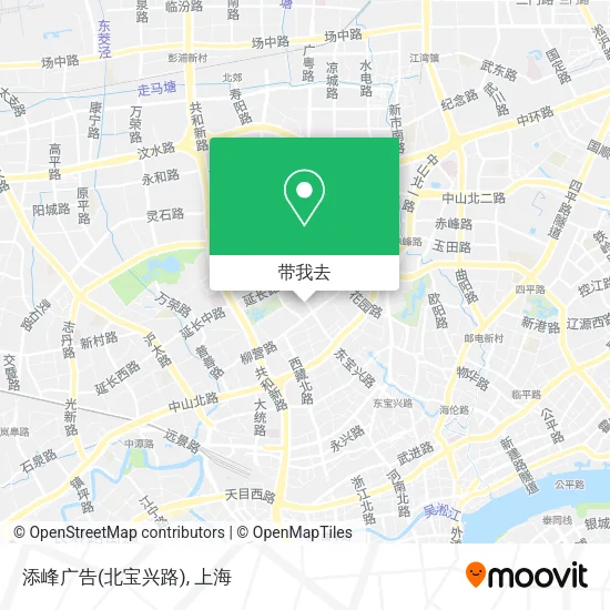 添峰广告(北宝兴路)地图
