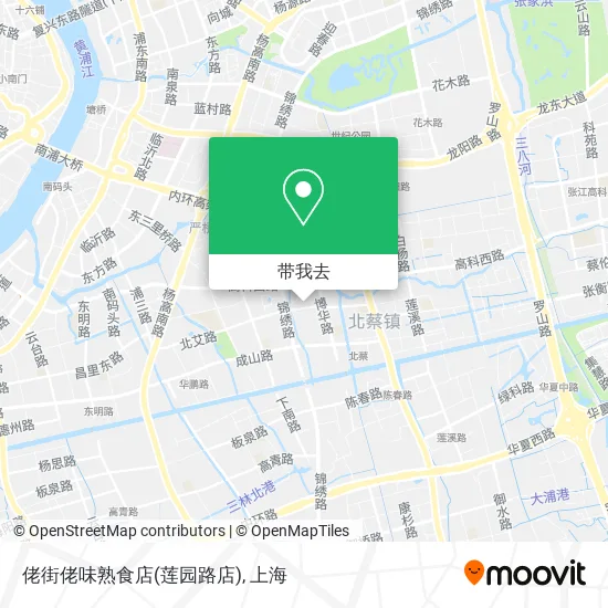 佬街佬味熟食店(莲园路店)地图