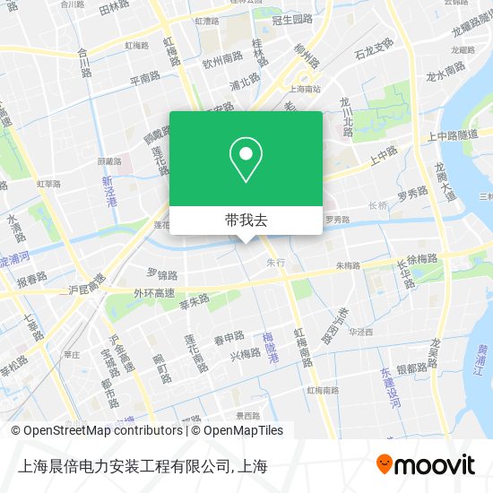 上海晨倍电力安装工程有限公司地图