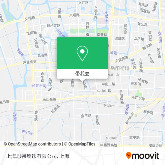 上海思强餐饮有限公司地图
