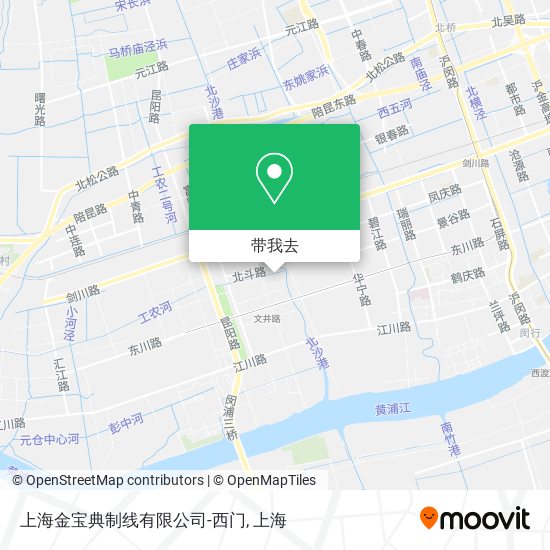 上海金宝典制线有限公司-西门地图