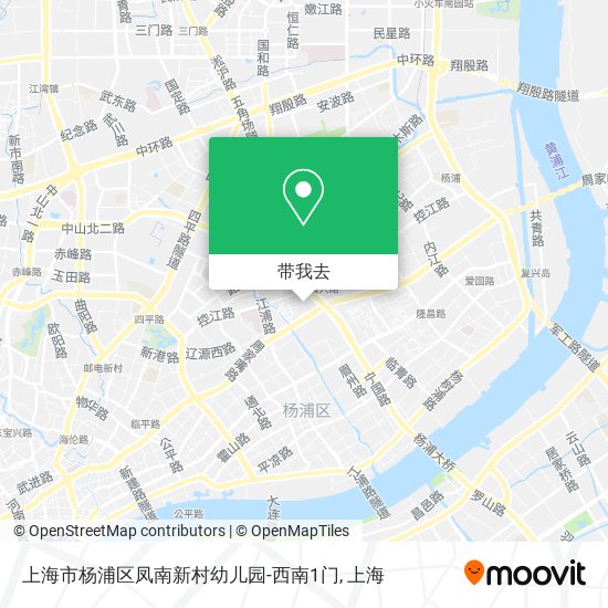 上海市杨浦区凤南新村幼儿园-西南1门地图