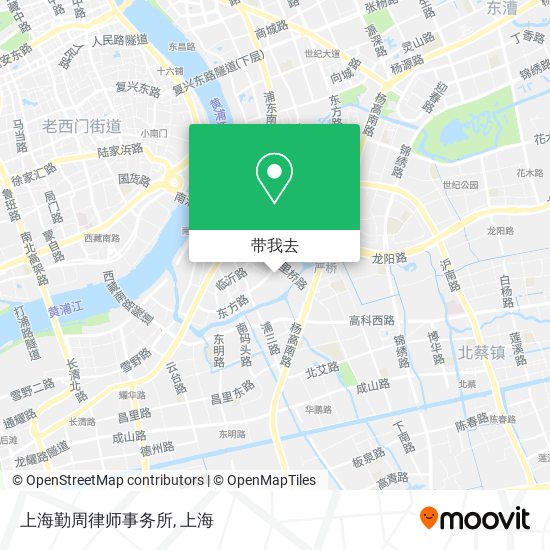 上海勤周律师事务所地图