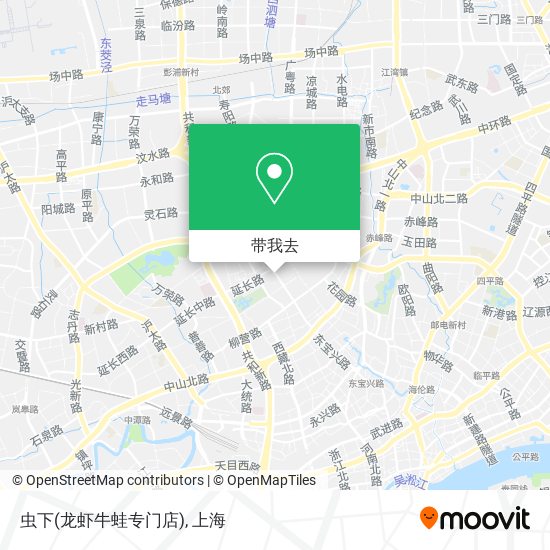 虫下(龙虾牛蛙专门店)地图
