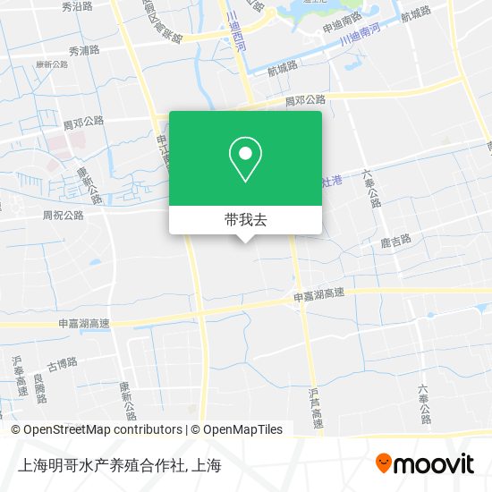 上海明哥水产养殖合作社地图