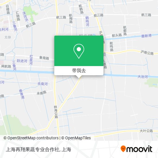 上海再翔果蔬专业合作社地图