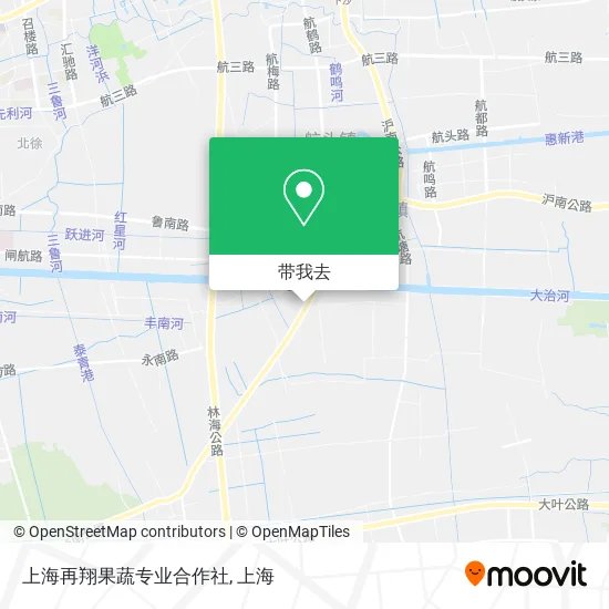 上海再翔果蔬专业合作社地图