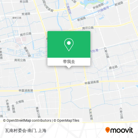 瓦南村委会-南门地图