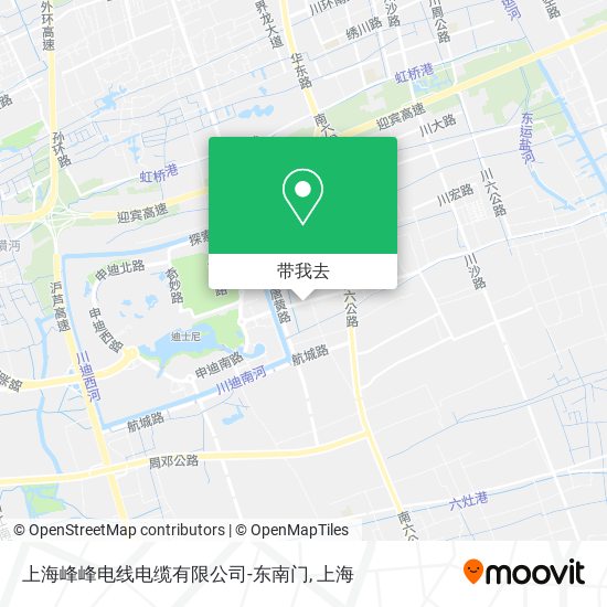 上海峰峰电线电缆有限公司-东南门地图