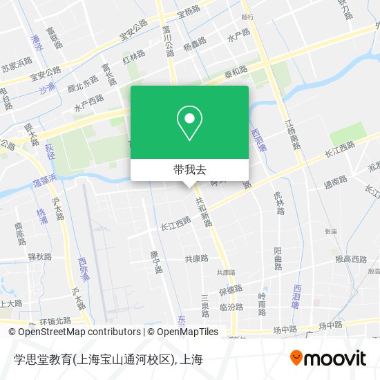 学思堂教育(上海宝山通河校区)地图